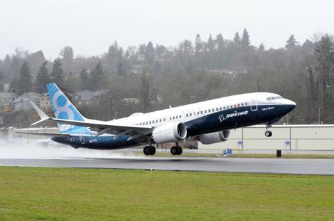 737Max first flight c Boeing