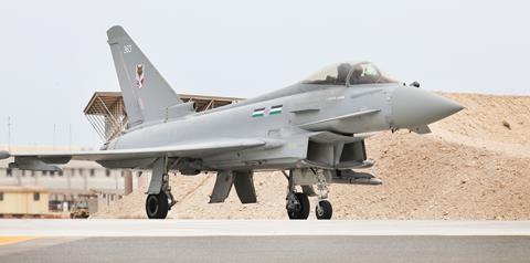 12 Sqn Typhoon in Doha