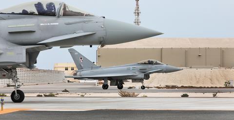 12 Sqn Typhoons in Doha