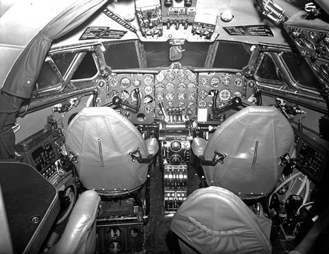 Comet cockpit