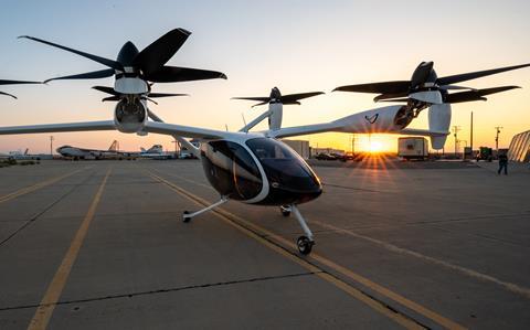 Joby eVTOL at Edwards AFB