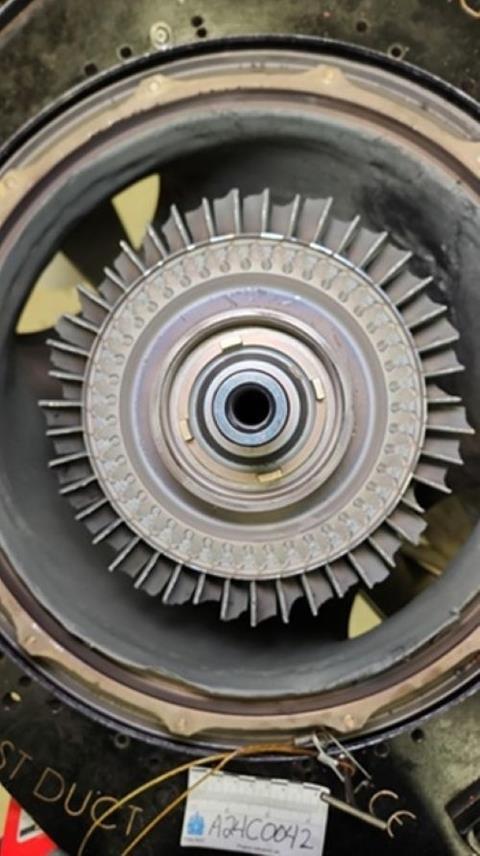 PC-12 Kudlik second-stage turbine blade, Canada crash