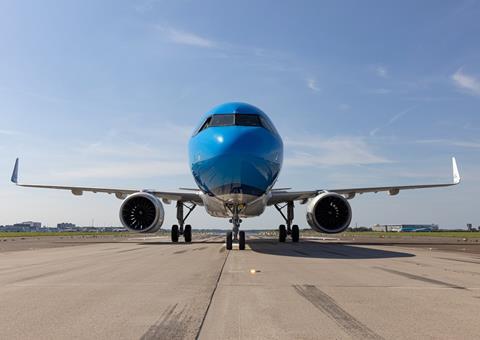 KLM A321neo head-on-c-KLM