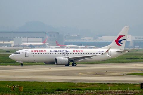 China Eastern 737 Max B-1385@SZX_(20180927133457)