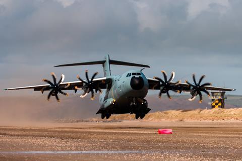 A400M beach