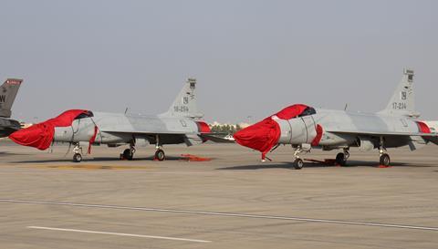 JF-17s at Bahrain air show
