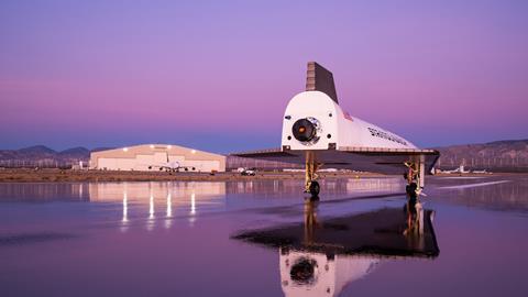 Ursa Major Hadley engine_Stratolaunch Talon A rear view