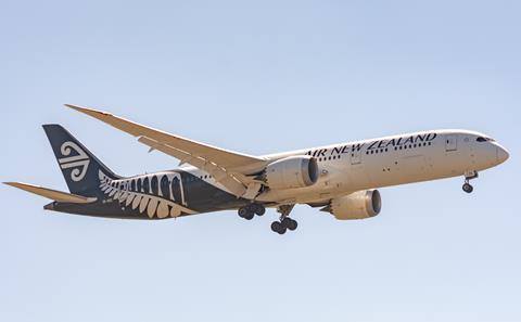 Air New Zealand 787-9 Boeing