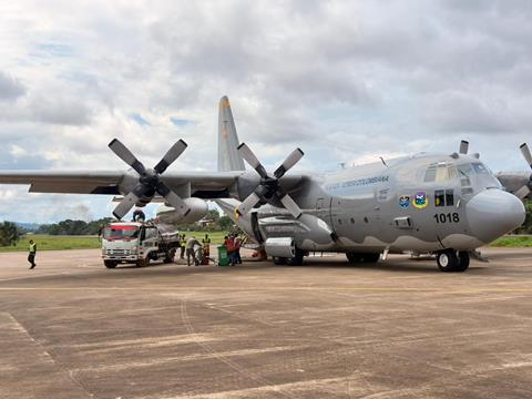 Colombian air force C-130H_1