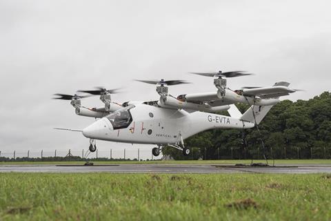 First tethered flight new VX4-c-Vertical Aerospace