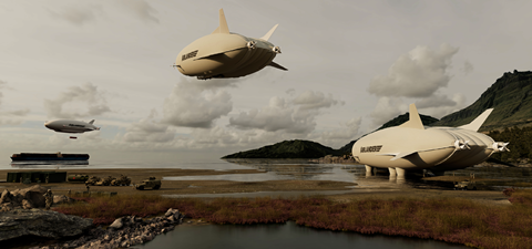 Airlander Military - Three aircraft-c-Hybrid Air Vehicles