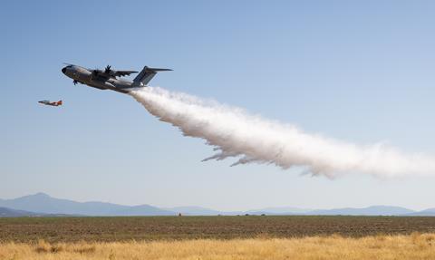 A400M water drop