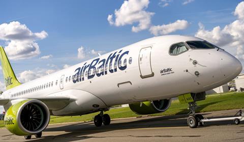 Air Baltic A220 c Airbus