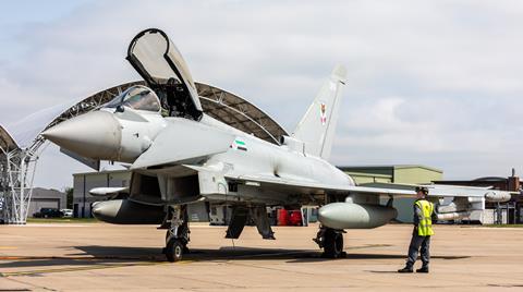 RAF/QEAF Typhoon 12 Sqn