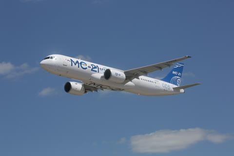 MC-21 with PD-14 engines
