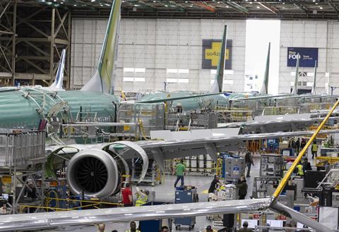 Boeing's Renton 737 Max production site