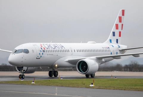 Croatia A220-c-Croatia Airlines