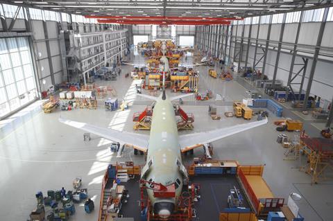 A320 Hangar FAL credit Airbus