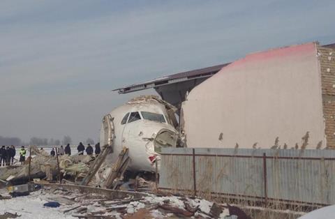Bek Air Fokker 100 crash