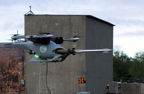 Jackal UAV Martlet firing