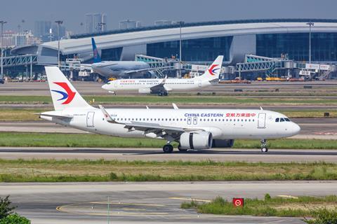 China Eastern Airlines A320neo at Guangzhou Airport