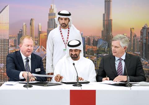 Emirates Boeing signing