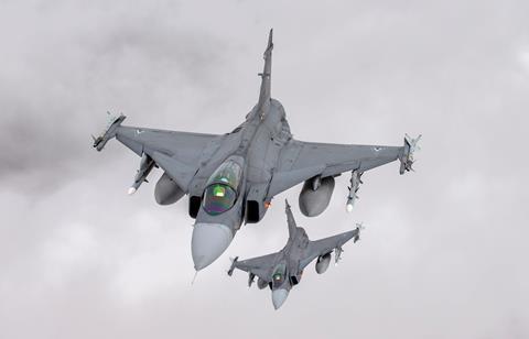 Hungarian air force Gripen Cs