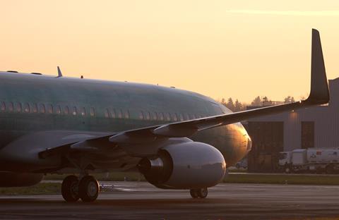 Boeing 737 for UK Wedgetail conversion