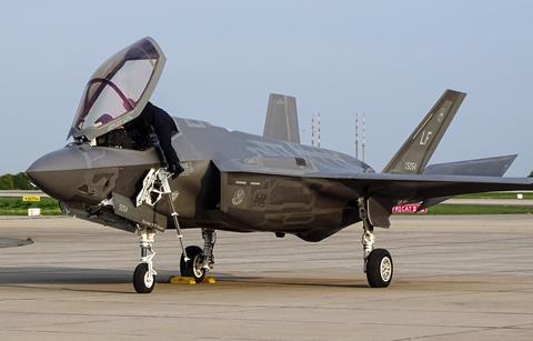 F-35A في معرض ILA 2018