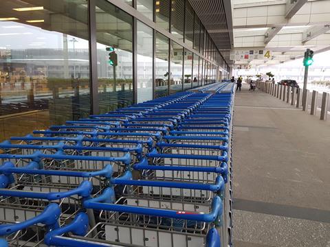 Baggage Carts Changi Coronavirus