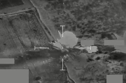 RAF Houthi raid screengrab