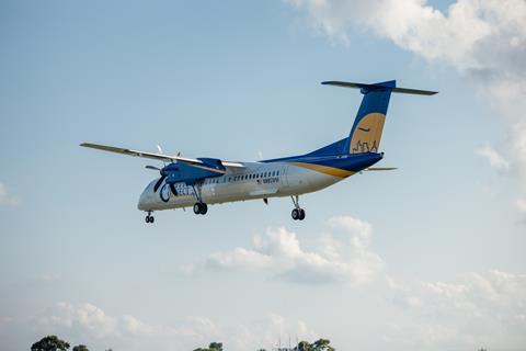 A Connect Airlines De Havilland Canada Dash 8-400