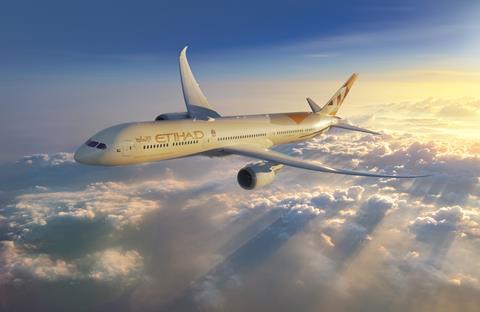 Etihad Boeing 787 Dreamliner