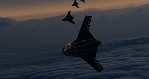 X-Bat formation in flight