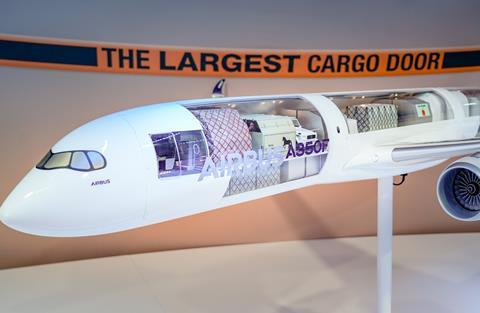 A350-1000F cargo deck model