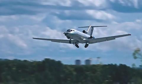Yak-40 with VK-800-c-UZGA
