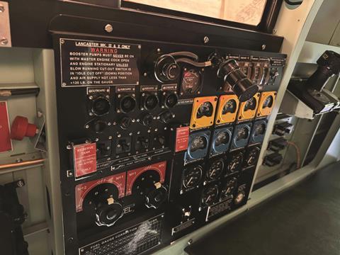 Lancaster cockpit