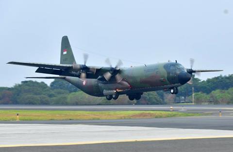 Indonesian air force C-130