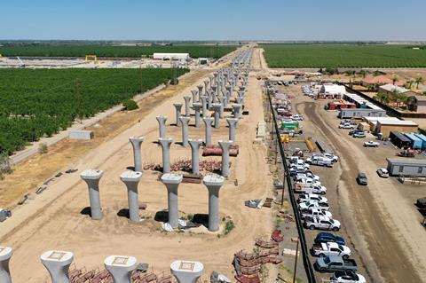 California High-Speed Rail Hanford Viaduct in Kings County c California High-Speed Rail Authority