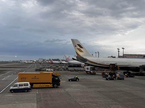 Starlux China Airlines tails Taipei