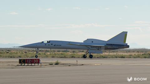 Boom Supersonic's XB-1 demonstrator