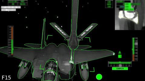 F-15 Night A3R Refuelling