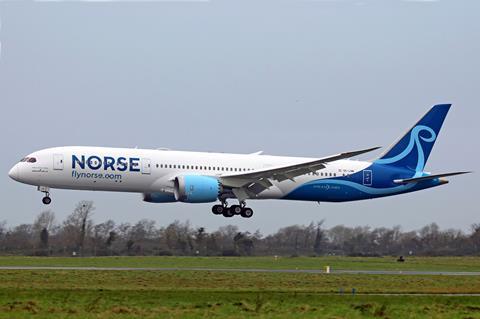 B787-9 OE-LNM Atterrissage