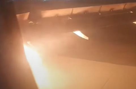 Air India Express Engine Fire