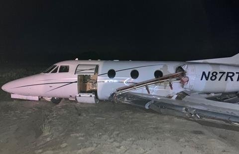 Falcon 10 accident-c-NTSB via KEPC ARFF
