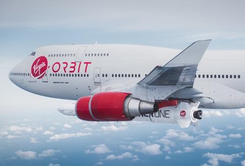 LauncherOne and 747-c-Virgin Orbit