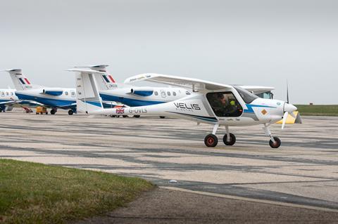 Velis Electro at RAF Cranwell