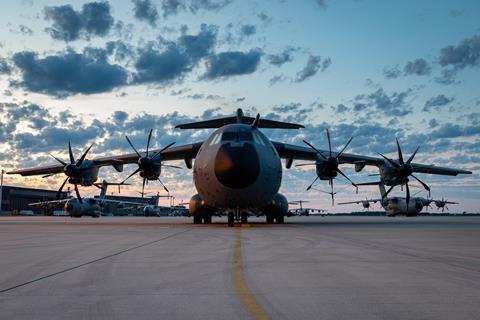 German A400Ms at Wunstorf air base