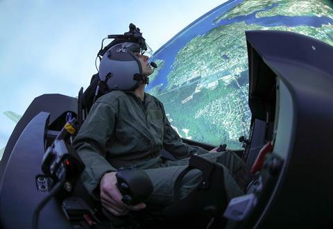 F-35 simulator c Lockheed Martin