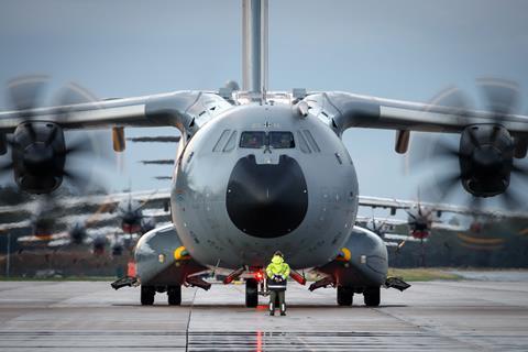 German A400M close-up